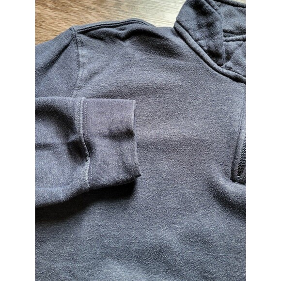 Croft and Borrow Fleece Sweatshirt Quarter Zip Pullover Mens Size Large - Picture 2 of 6